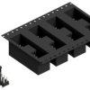 Pin header, 20 pole, pitch 2.54 mm, angled, black, SL11SMD04020ZBTR