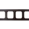 Sonata Ramka Poczwórna Czarny Metalik R-4R/33