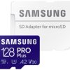 Samsung PRO Plus SDXC 128 GB Class 10, Class 10 UHS-I, UHS-I, v30 Video Speed Class Obsługa wideo 4K, standard wydajnośc