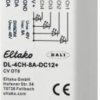 4-kanałowy ściemniacz LED DALI 8A do montażu podtynkowego (DT6) - DL-4CH-8A-DC12