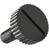Knurled screw, slotted, M6, Ø 13 mm, 10 mm, PA, 001.49.864