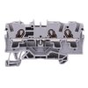 2004-1301 WAGO Grey 3-Way DIN Rail Mount Terminal Block 6mm² 32A
