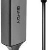 Adapter sieciowy LINDY 43299 5 GBit/s USB-C® (USB 3.1 Gen 1), Gigabit-LAN (1 Gbit/s), RJ45