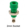 Banana socket - 2mm green (224-M5-I-V) - Electro-PJP