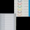 12750000 Plastic dividers A5 (1 - 12), blank