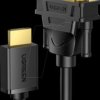 30116 Cable, HDMI connector <> DVI-D 24 +1 connector, 1080 p, 1.0 m