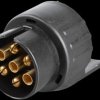 Trailer adapter from 7-pin to 13-pin