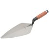 Marshalltown M3412L 34L Wide London Pattern Brick Trowel Leather Handle 12in
