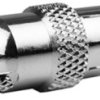 Coaxial adapter, 75 Ω, RCA plug to BNC socket, straight, 100023681