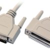 Connection cable, 10 m, D-Sub plug, 25 pole to D-Sub socket, 25 pole, EK165.10