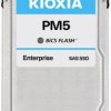 Dysk wewnętrzny SSD SAS 6,35 cm (2,5 cala) 15360 GB Kioxia PM5-R SAS 12Gb/s Opakowanie zastępcze