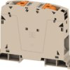 Through terminal block, push-in connection, 95 mm², 232 A, 8 kV, dark beige, 2694150000