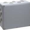 Branching box, 275 x 225 x 120 mm, Ø 40 mm, no. of entries: 16, gray, IP55, ENN05017