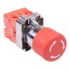 Techna PtecMetMushT30 30mm Emergency Stop Button Switch Metal 10A 2NC