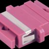BS07-60063 FO coupler, SC / SC, duplex, violet