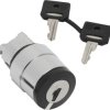 Schneider Electric ZB4BG420 ZB4BG420 Element czołowy dla przełącznika kluczykowego (Ø) 22 mm chrom, czarny 1 szt.