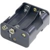 Goobay 11467 Battery Tray 6x AA Stud & Socket 58x28x47 mm
