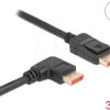 87067 DisplayPort 1.4 cable, 8K @60 Hz, 90° right angled, 3 m