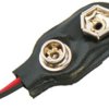 Battery connection for 9 V-battery, 1 cell, BS-4