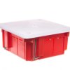 INSTALL-BOX Puszka instalacyjna p/t karton-gips 105x105x50mm ceglasta 0262-00