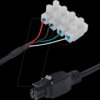 058R-00229 Mains cable with 4-pin screw terminal