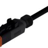 Connection cable, socket, 2 pole, straight to openend, 2m