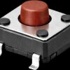 DTSM-62N-V-T/R Short stroke button, SMD, 1 NO, 6 x 6 x 5 mm