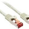 kabel LAN LINDY 47347, 1 szt., RJ45, CAT 6, S/FTP, 7.50 m, szary