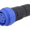 Złącze okrągłe wtyk żeńskie PIN: 4 125V bez styków IP68 PX0411/04S/4550