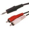 PRZEWOD JACK 2*RCA 3M