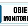 ZNAK - NC023 Obiekt monitorowany 45 x 15 cm FN - Folia samoprzylepna