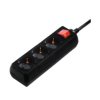 Listwa zasilająca, 16A, 250 V, 3 wtykowa CEE 7/4 dł. kabla 3m