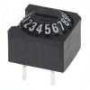 Omron A6A 1602M Rotary Dip Switch 10 Position Through Hole PCB Mount