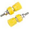 TruConnect 170574 4mm Binding Post with M4 Thread Yellow
