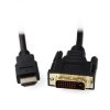 Przewód Akyga DVI-D - HDMI czarny - dł. 1,8m