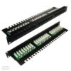 Patch Panel 19Cali 1U 24Xrj45 Kat.6 Utp Gmpnet Supported By Bitner - 25 Lat...