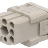 Socket contact insert, 1, 7 pole, unequipped, crimp connection, with PE contact, 1003180000