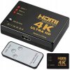 ROZDZIELACZ HDMI SWITCH 3X DO 1 HDMI 4K UHD + PILOT IR