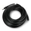 Przedłużacz DC 5,5/2,5mm - męsko-żeński - 10m - czarny - Goobay 71402