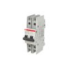 Wyłącznik miniaturowy, Typ C, 2-biegunowy, 0.5 A, 440 V ac, 96 V dc, ABB, SU200 M 15 kA