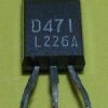 Tranzystor 2SD471 NPN 30V-1000mA-0,8W obudowa:S-26
