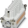 Socket contact insert, 16B, 16 pole, equipped, QUICKON, with PE contact, 1605598