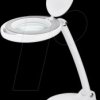 60363 Magnifying lamp, stand, LED, Ø 100mm real glass lens, 3 dioptres