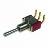 Przełącznik dźwigniowy (on)-off-(on) 3pin kątowy
