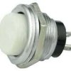 MS1113-W Przełacznik typu push on (biały) otwór M16 reset n. otwarty (NO)