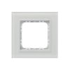 Ramka pojedyncza R-1RGC/78/00 białe szkło szronione Sonata Prestige Ospel
