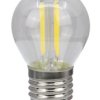 Żarówka LED glob mały filament 230V 4W E27 4000K 470lm TRACON