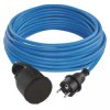 Przedłużacz mrozoodporny / 10 m / 1 gniazdo / niebieski / PVC / 230 V / 1,5 mm2 P01410W