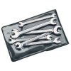 Elora 05202 6 Piece Midget Metric Double Open End Spanner Set