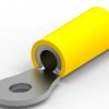 Insulated ring cable lug, 3.0-6.0 mm², AWG 12 to 10, 3.7 mm, M3.5, yellow, 342182-1